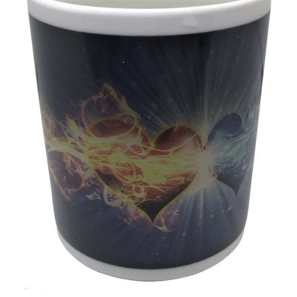 Magic Mug 10oz Color Changing Hearts Heat Sensitive Ceramic Romantic Gift Cup - Picture 8 of 11